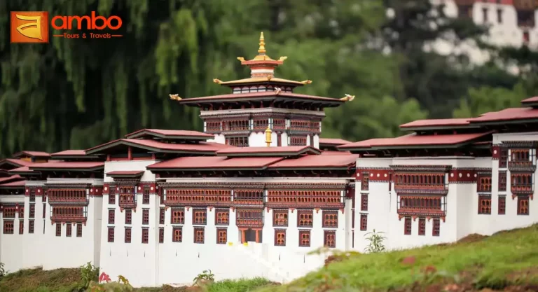 Kurjey Lhakhang monastery complex in Bumthang valley, visited on the 10-day Bhutan cultural tour itinerary