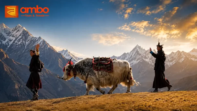 Royal Highland Festival in Laya village, Gasa district Bhutan — yak contests and Layap highland community celebrations at 3,800 metres