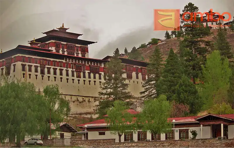Paro valley and dzong, Bhutan