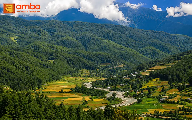 Bumthang valley, spiritual heartland of Bhutan